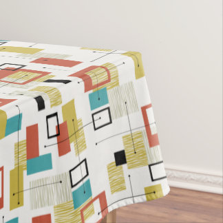 atoomkaartontwerp tafelkleed