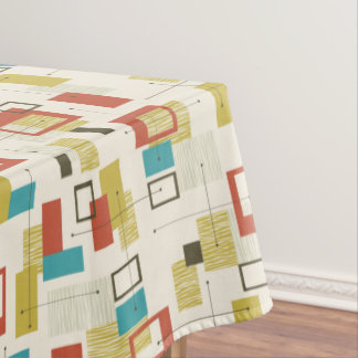 atoomkaartontwerp tafelkleed