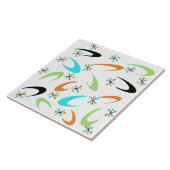 atoomkeramische Tegel uit de middeleeuwen Tegeltje (Zijkant)