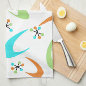 atoomkeukenhanddoeken uit de middeleeuwen theedoek (Quarter Fold)