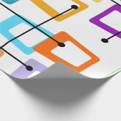 atoommidden-middeleeuwse moderne cadeaupapier (Hoek)