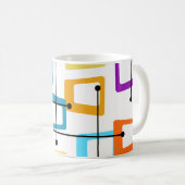 atoommidden-middeleeuwse moderne koffiemok (Voorkant rechts)