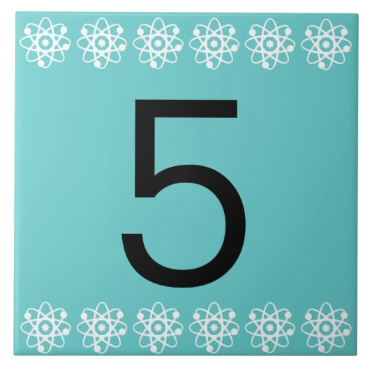 atoomnummerstapel tegeltje (Voorkant)