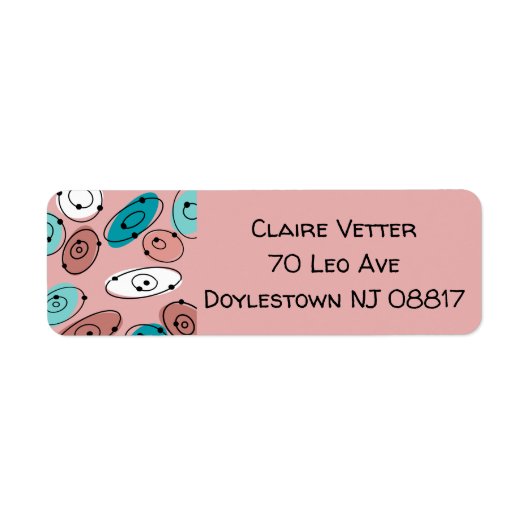 atoomolie etiket (Voorkant)