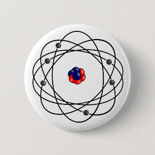 Atoomontwerp Ronde Button 5,7 Cm