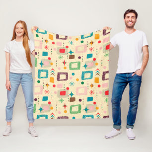 atoompatroon van 1950 fleece deken