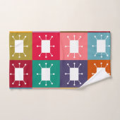 atoomrechthoeken bad handdoek (Handdoek)