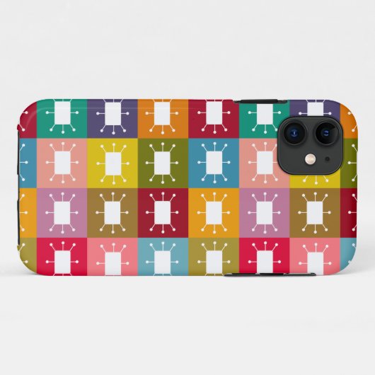 atoomrechthoeken Case-Mate iPhone case (Achterkant (horizontaal))