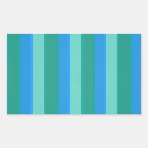 atoomschakelaars voor Blauwgroen en turkooisverwij Rechthoekige Sticker
