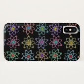 Atoomstructuurpatroon Wetenschap Case-Mate iPhone Case (Achterkant (horizontaal))