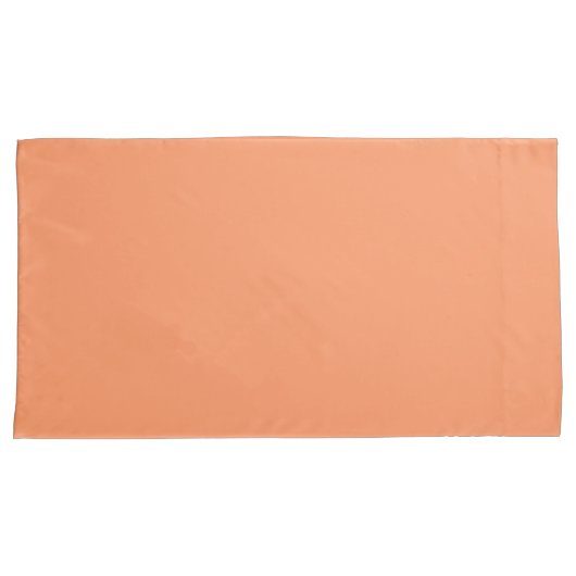 atoomtangerine (vaste kleur) kussensloop (Voorkant-Rechts)