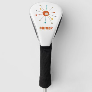 Atoomtijdperk begin midden eeuw Modern Golfheadcover