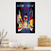  atoomtijdperk New York Times Square Poster (Keuken)