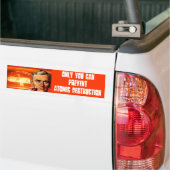 atoomvernietiging bumpersticker (Op Truck)