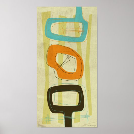 atoomvormen poster (Voorkant)