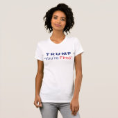 Atout vous êtes T-shirt mis le feu (Devant entier)