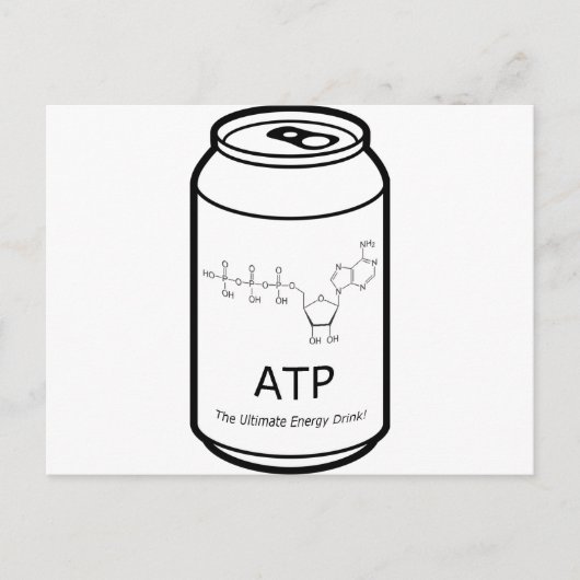 ATP Energy Drink Briefkaart (Voorkant)