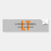 Atractief monogrammed Gray Plain
