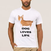 Atractief wit mannen shirt (Voorkant)