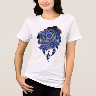 Atrapasueños en noche estrellada Tri-Blend shirt