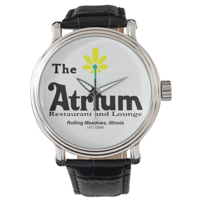 Atrium Restaurant, Rolling Meadows, IL Horloge (Voorkant)