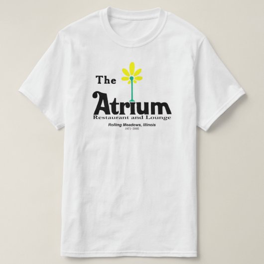 Atrium Restaurant, Rolling Meadows, IL T-shirt (Design voorkant)