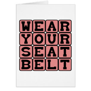 Attachez votre ceinture de sécurité, sécurité rout