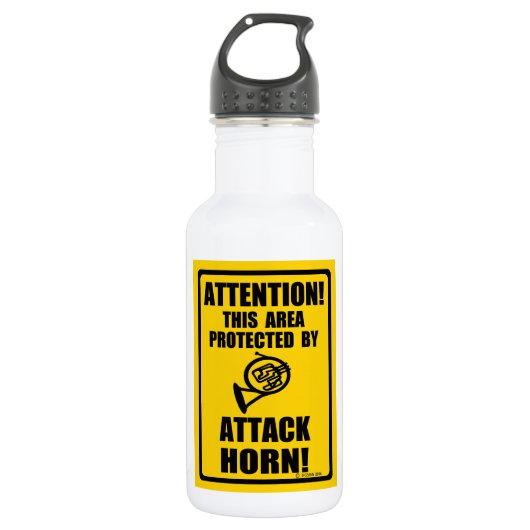 Attack Horn Waterfles (Voorkant)