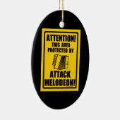 Attack Melodeon Keramisch Ornament (Rechts)