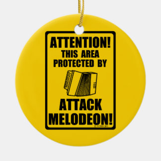 Attack Melodeon Keramisch Ornament