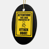 Attack Oboe Keramisch Ornament (Links)