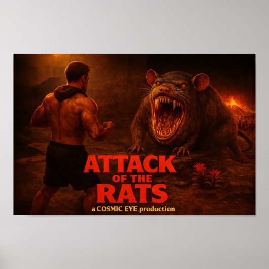 Attack of the Rats — Official Movie Poster  (Devant)