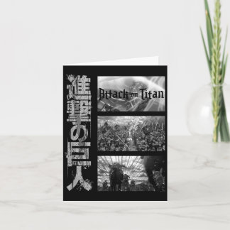 Attack on Titan Seizoen 3 Drie Scènes met Kanji Kaart