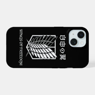 Attack on Titan Wings of Freedom Hoesje   自由の翼 iPhone 15 Hoesje