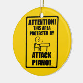 Attack Piano Keramisch Ornament (Links)