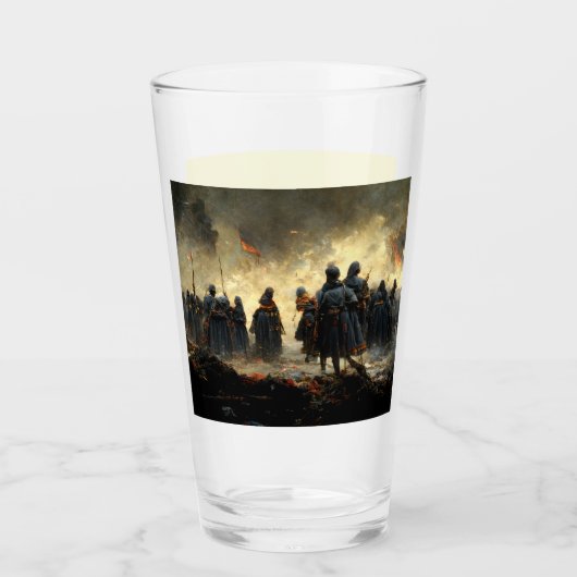 Attack the place glas (Voorkant)