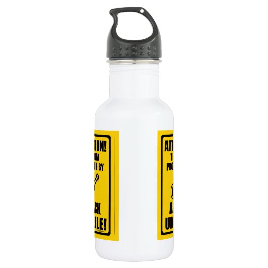 Attack Ukulele Waterfles (Achterkant)