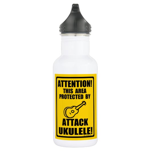 Attack Ukulele Waterfles (Rechts)