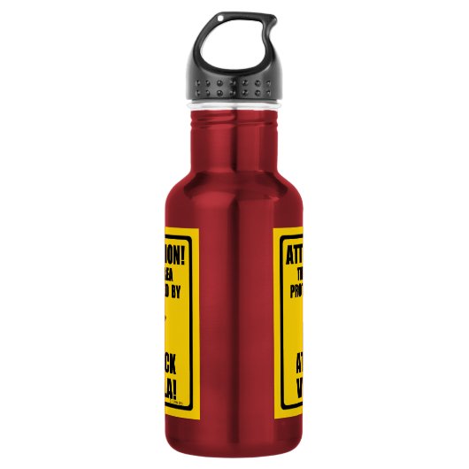 Attack Viola Waterfles (Voorkant)