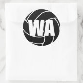 Attaque à l'aile de netball, WA, Stickers de l'équ (Sac)