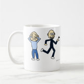 attaque à main armée de café, tasse classique (Gauche)