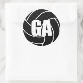 Attaque aux objectifs de netball, GA, Stickers d'é (Sac)