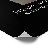 Attaque Cardiaque Sur Un Poster Motivationnel (Coin)