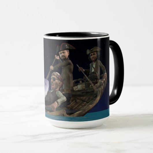 Attaque de requin Mug (Devant droit)