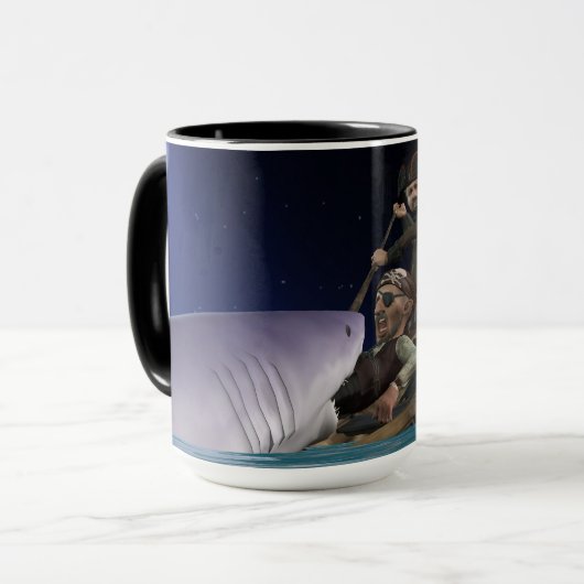 Attaque de requin Mug (Devant gauche)
