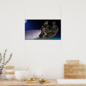 Attaque de requin - Petite affiche (Cuisine)