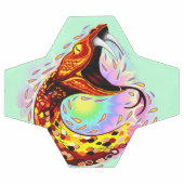 Attaque de serpent Psychedelic Surreal Art (Plat)