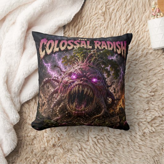 Attaque du coussin rougeâtre/radis colossal (Couverture)