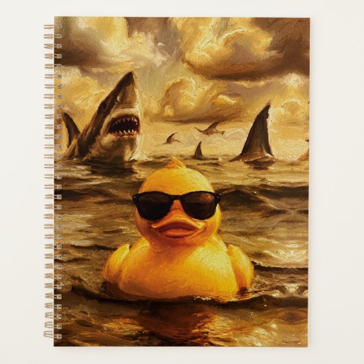 Attaque Épique de Requin avec un Canard en Caoutch (Devant)
