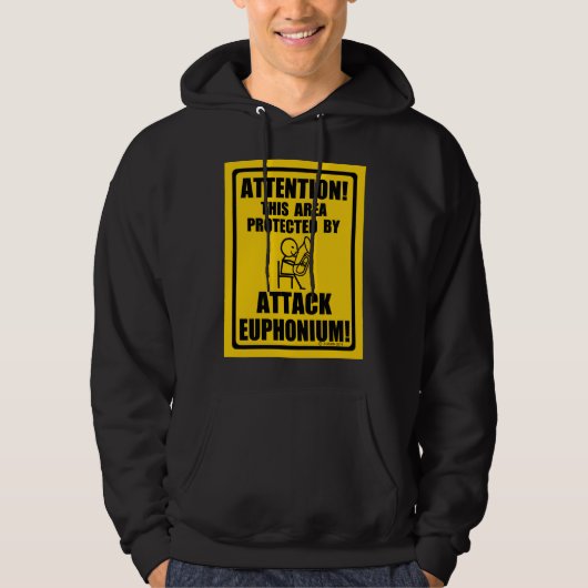 Attaquer le Sweat - shirt à capuche Euphonium (Devant)